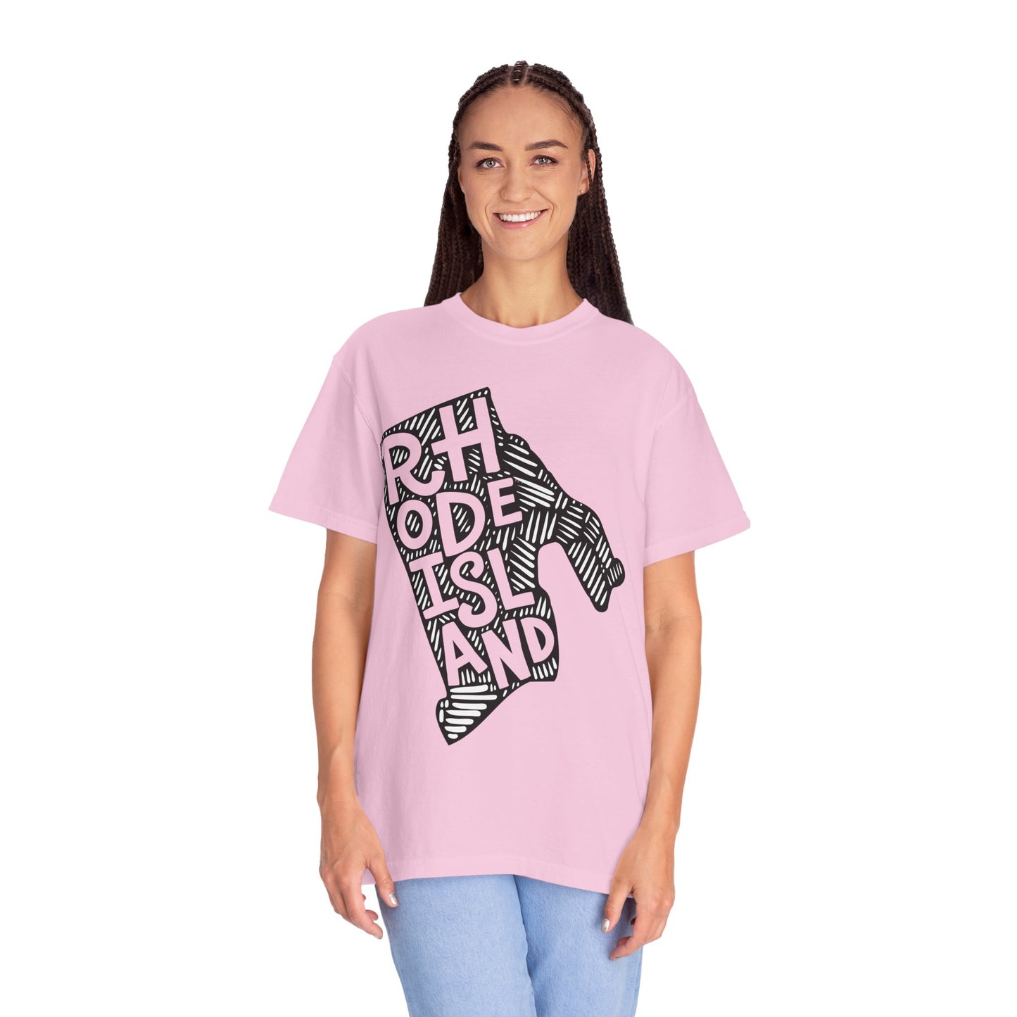 Rhode Island "Woodcut Series" T-Shirt - 14 Colors in 7 Sizes Available!