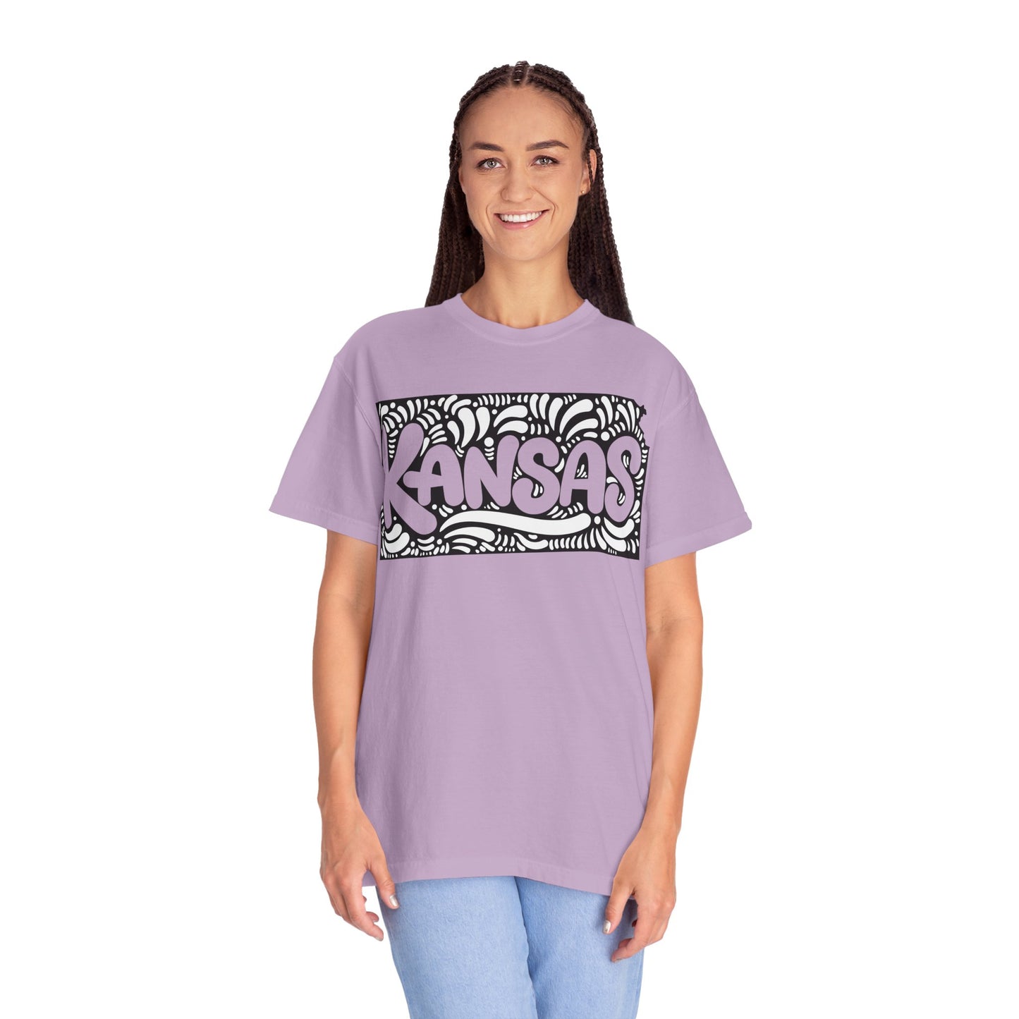 Kansas "Woodcut Series" T-Shirt - 14 Colors in 7 Sizes Available!