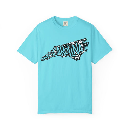 North Carolina "Woodcut Series" T-Shirt - 14 Colors in 7 Sizes Available!
