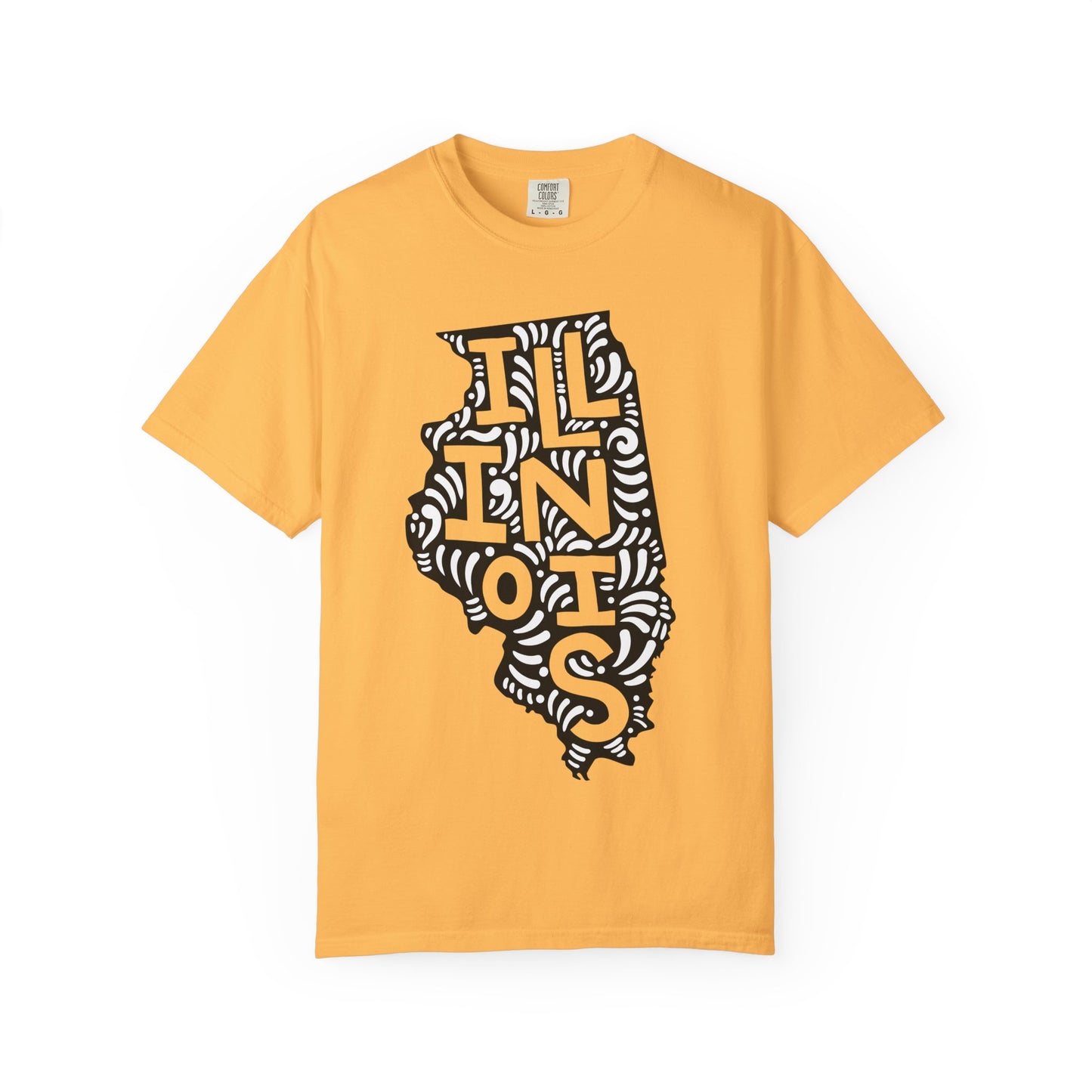 Illinois "Woodcut Series" T-Shirt - 14 Colors in 7 Sizes Available!