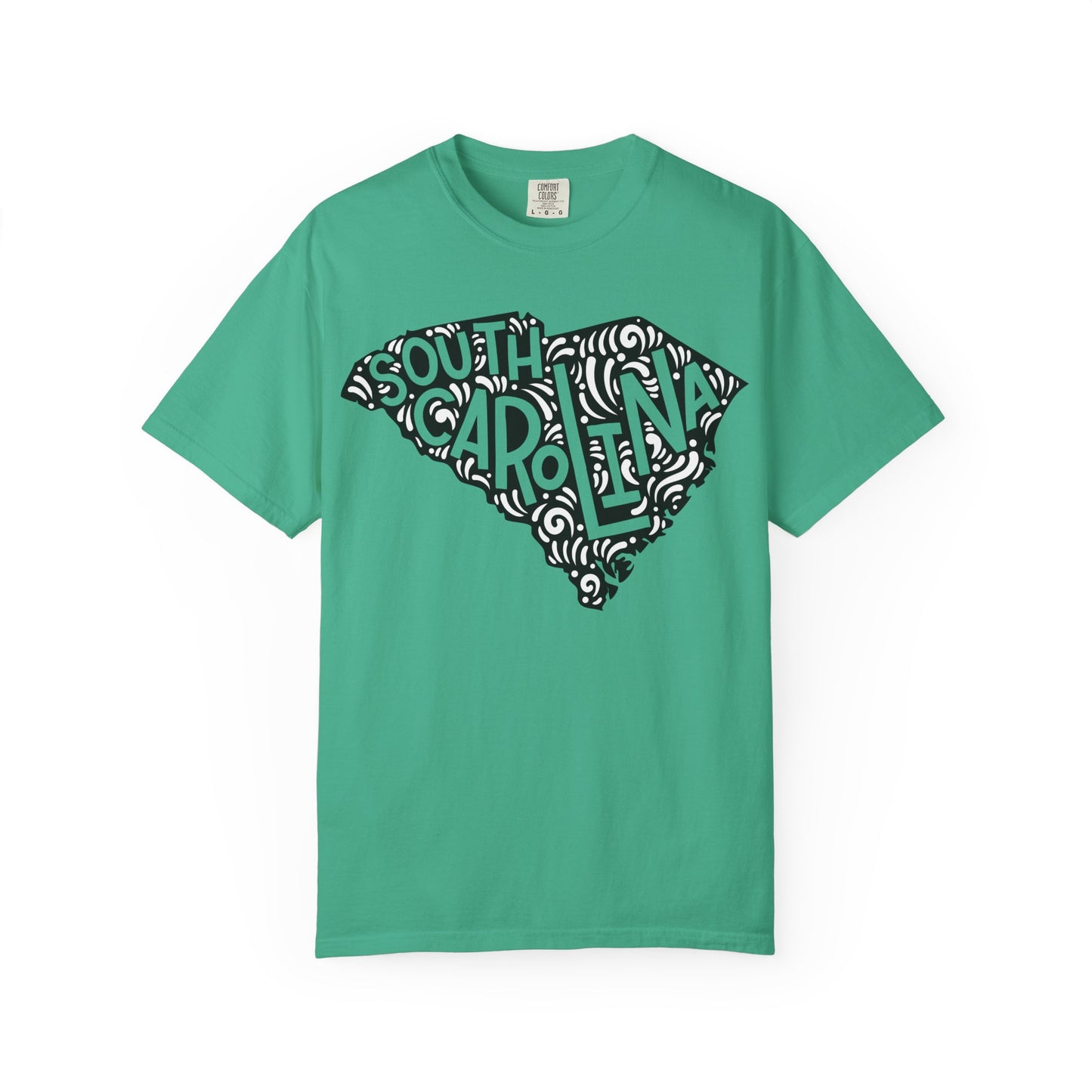 South Carolina "Woodcut Series" T-Shirt - 14 Colors in 7 Sizes Available!