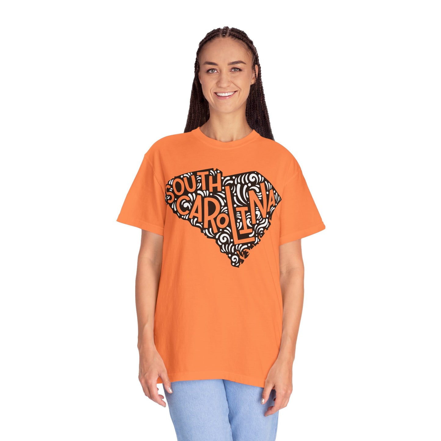 South Carolina "Woodcut Series" T-Shirt - 14 Colors in 7 Sizes Available!