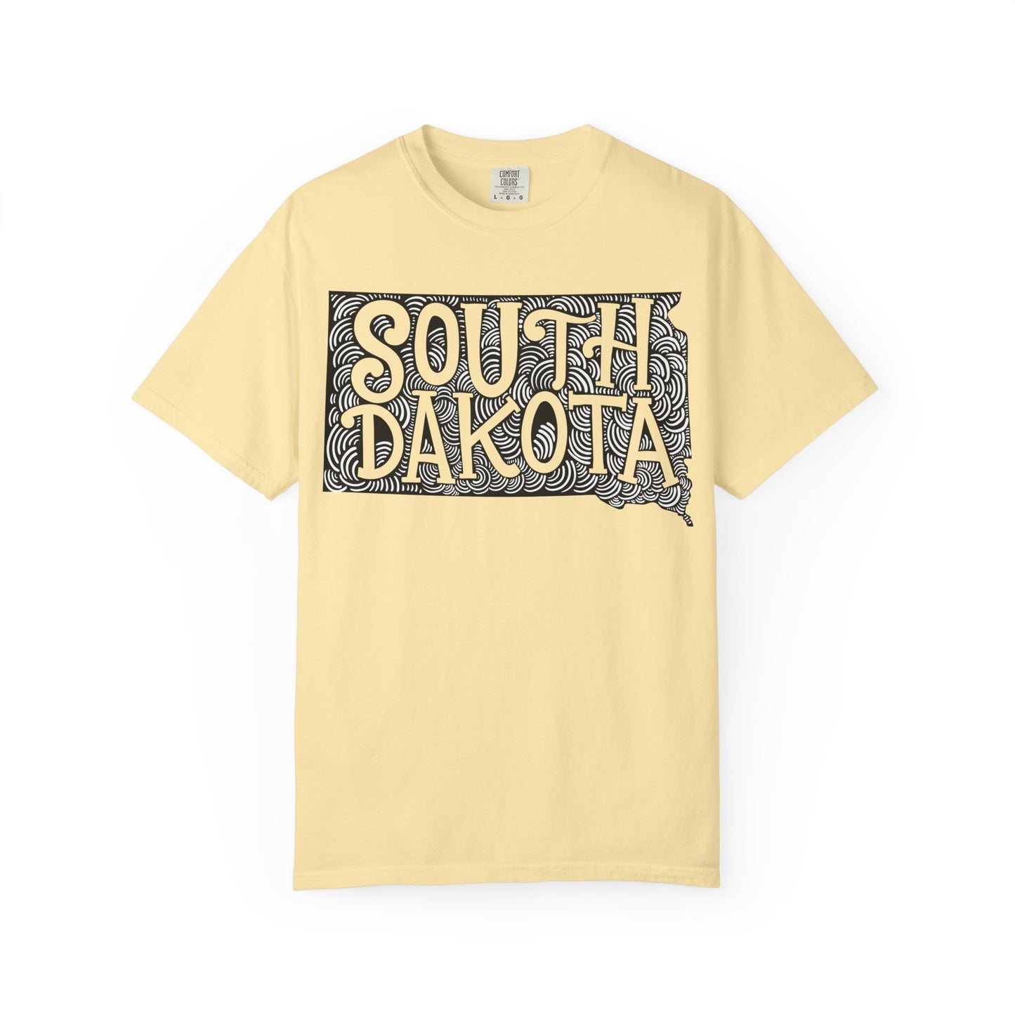 South Dakota "Woodcut Series" T-Shirt - 14 Colors in 7 Sizes Available!
